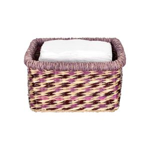 Servilletero de Fibra natural Seagrass 15x15x8 cm