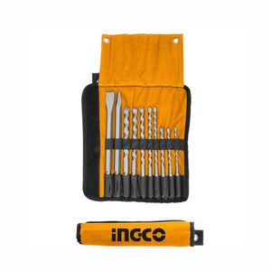 Juego De Brocas Y Cinceles Sds Plus Para Rotomartillo Ingco - Akd2101