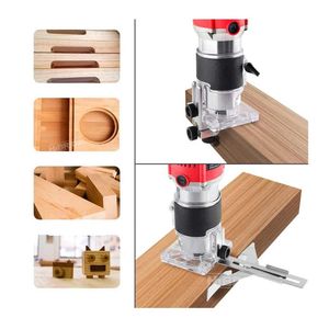 Ruteadora Fresadora Palma 450W + 12 Fresas 6,35Mm Madera ¼