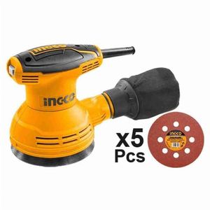 Lijadora Roto Orbital 320W Lijas Y Accesorios Ingco - Rs3208