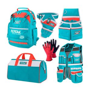Set X5 Mochila +Maleta +Porta Taladro Herramienta +Guantes