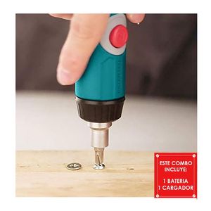 Taladro Atornillador 20V + Desarmador Ratchet 3 En 1 Total Tools