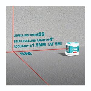 Nivel Láser Auto-Nivelante 0-15M Laser Rojo Total - Tll156506