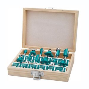 Set De Fresas 12Mm 12Pzs Para Ruteadora Canteadora Total - Tacsr2121