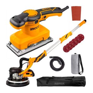 Lijadora De Pared Techo Más Lijadora Orbital 320W Metal Madera - Combo