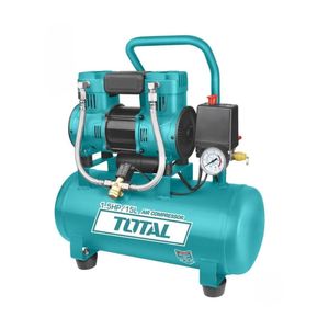 Compresora De Aire 15L Total 1100W Silenciosa Libre Deaceite