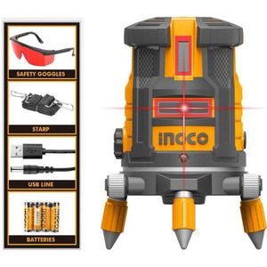 Nivel Láser 20M 5 Líneas Industrial Autinivelante Ingco - Hll306505