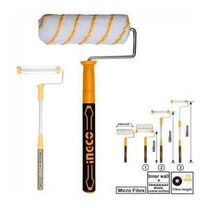 Rodillo Extensible Para Pintar 9 23Cm Telescópico Ingco - Hrht442302T