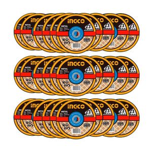 Disco Ingco Corte Metal 4 ½ Amoladora Esmeril X30 Unidades