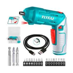 Atornillador Inalámbrico 4V Mini Destornillador Total Cable