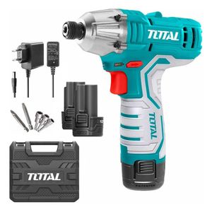Atornillador De Impacto 12V Baterías Y Accesorios Total - Tirli1201