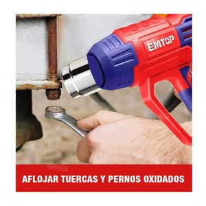 Pistola Calor 2000w Aire Caliente Regulable 3 Temperaturas EMTOP