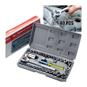 Juego Herramientas 40 Piezas Multiusos Set Dados - H-40Pcs-Combination
