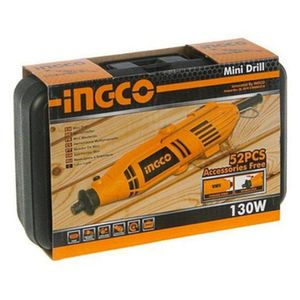 Mini Torno Grinder Multiproposito 130W + 52 Accesorios Ingco - Mg1309