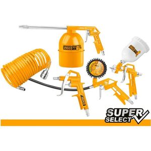 Kit Compresor De Aire 5 Pcs Neumatico Ingco - Akt0053-1