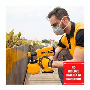 Pistola De Pintar 20V Inalámbrica 800Ml Industrial Ingco - Csgli2001
