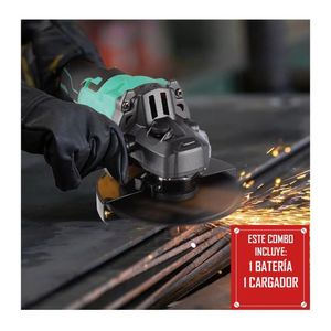 Combo Amoladora Angular 4 1/2' + Atornillador 20V Inalámbrico Total