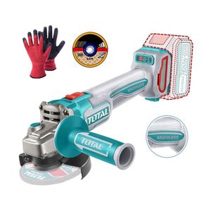 Amoladora 20V Inalámbrica Total Brushless 4½ + Disco Corte