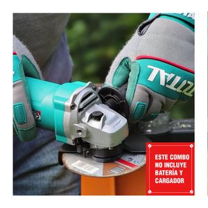 Amoladora 20V Inalámbrica Total Brushless 4½ + Disco Corte