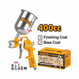 Pistola De Pintar De Gravedad 400Cc Cvaso De Aluminio Ingco - Asg4041
