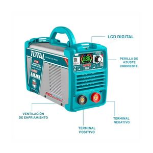 Máquina Soldar Electrodo Inverter Mma 200A Industrial Total