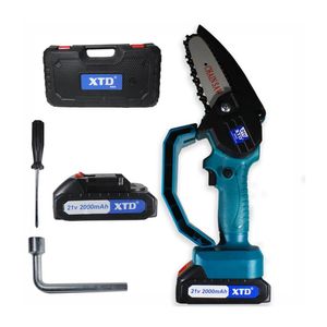 Mini Motosierra Portátil Inalámbrica Batería Madera Xtd
