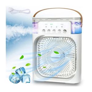 Aire Acondicionado Portátil Led 3En1 Enfriador Ventilador - Air-Cooler
