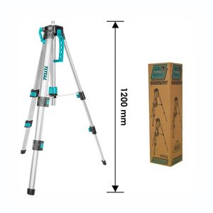 Tripode De Aluminio Para Nivel Laser 12M Tuerca 58 Total - Tllt01152