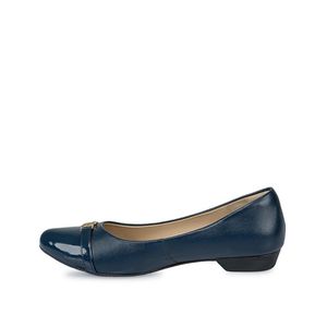 Zapato Ballerina Casual ECO-2421 Azul Viale Cuero