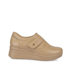 Zapatilla Slip On Casual WIL-2434 Vison Viale Cuero