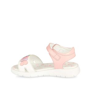 Sandalia Dorsay Casual MIA-2520 BlancoRosa Rabbit Cuero