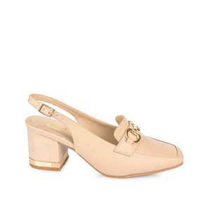 Zapato Stiletto Casual DELAS-2504 Beige Piazza