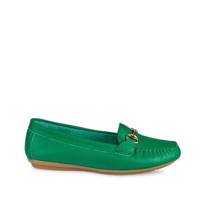 Zapato Mocasín Casual CORE-2502 VerdeHoja Viale Cuero