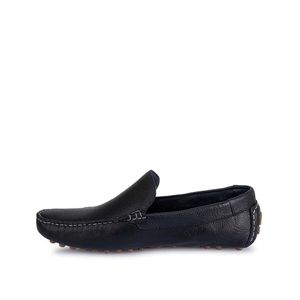 Zapato Mocasín Casual SERGIO-2503 Azul Viale Homme Cuero