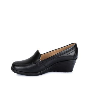 Zapato Mocasín Casual LE-2414 Negro Viale Cuero