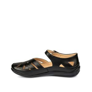 Sandalia D'orsay Casual DK-2501 Negro Viale Cuero