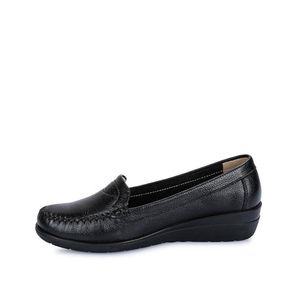 Zapato Mocasín Casual LE-2413 Negro Viale Cuero