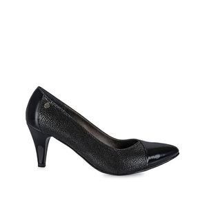 Zapato Reina Vestir TATI-2421 Negro Viale Cuero