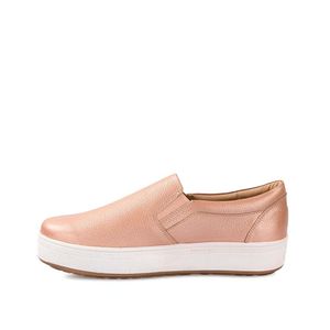 Zapato Slip On Casual WIL-2434 Oro Rosa Viale Cuero