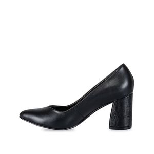 Zapato Reina Vestir TATI-2420 Negro Viale Cuero
