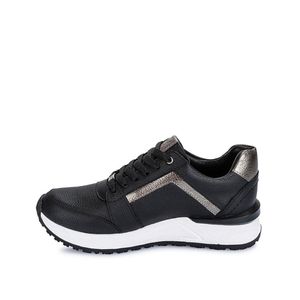 Zapatilla Casual TERI-2401 Negro Viale Cuero