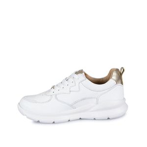 Zapatilla Casual JONA-2401 Blan/Dor Viale Cuero