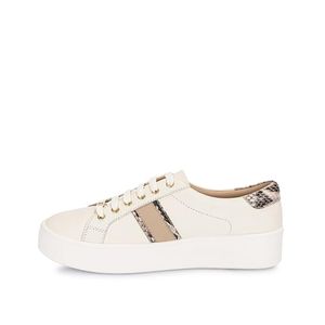 Zapatilla Casual ALE-2452 Hueso Viale Cuero