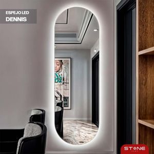 ESPEJO CUERPO COMPLETO LED TACTIL DENNIS STONE