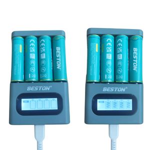 Cargador de Pilas Baterías Recargables 4 Puestos AA AAA M9501