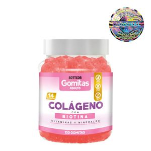Gomitas Colageno y Biotina  130 Cápsulas