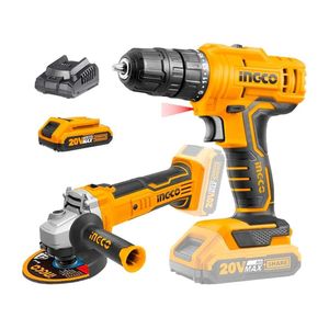 Amoladora Angular Taladro Atornillador 20V Ingco Inalámbrico