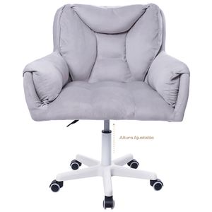 Silla Giratoria de Escritorio Oficina Buckingham Vanity Gris