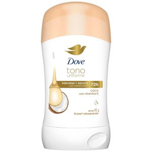 Desodorante en Barra para Mujer DOVE Coco Frasco 45g