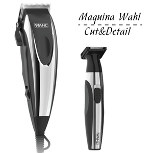 Maquina Wahl de Cortar Cabello Cut & Detail 18 Piezas.